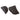 Macros Climbing Holds - Granite 2 Pack - A, black