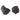 Macros Climbing Holds - Basalt 2 Pack - B, black