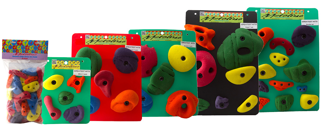 Greatest Hits Climbing Holds Set Metolius