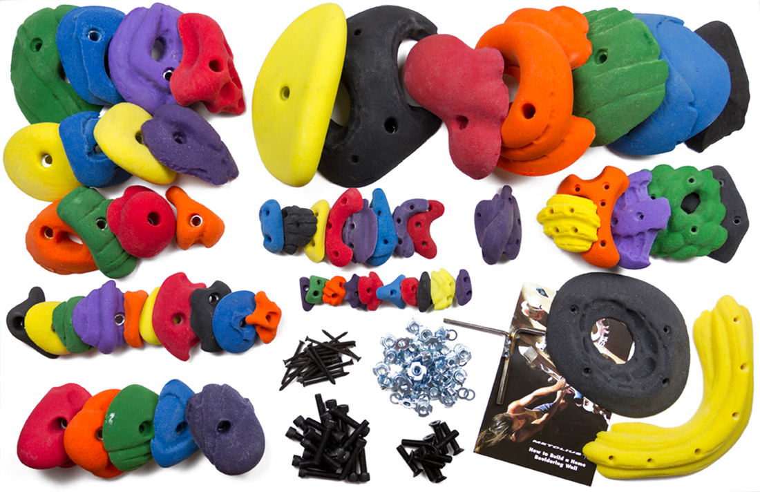 Mega Pack Climbing Holds Sets Metolius Climbing