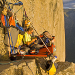 Photo of Mark Hudon on Chieftan Ledge