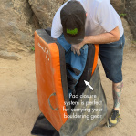 Photo of Closure system allows for carrying extra gear